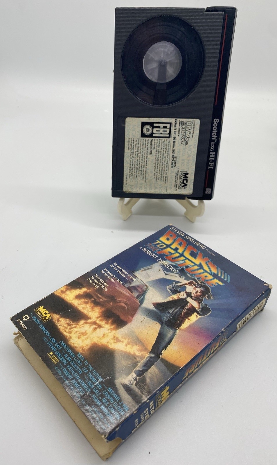 Back to the Future Beta Betamax Video Tape Hi-Fi McA
