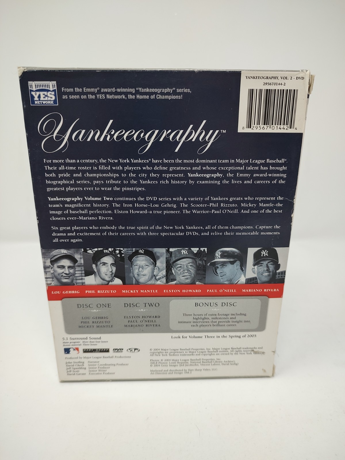 New York Yankees Essential Games Yankee Stadium 6 DVD Set Sealed + Yankeeography