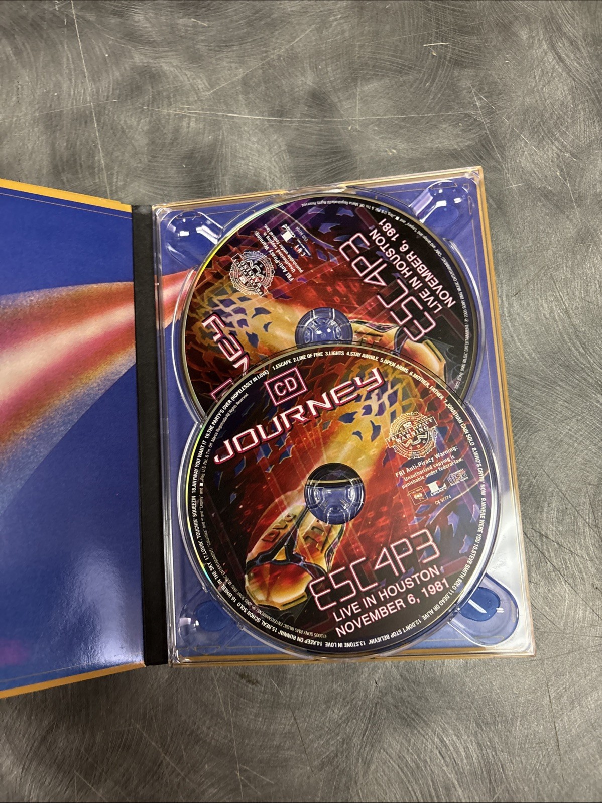 Journey – Live in Houston 1981: Escape Tour (DVD, 2005, 2-Disc Set, Includes CD)