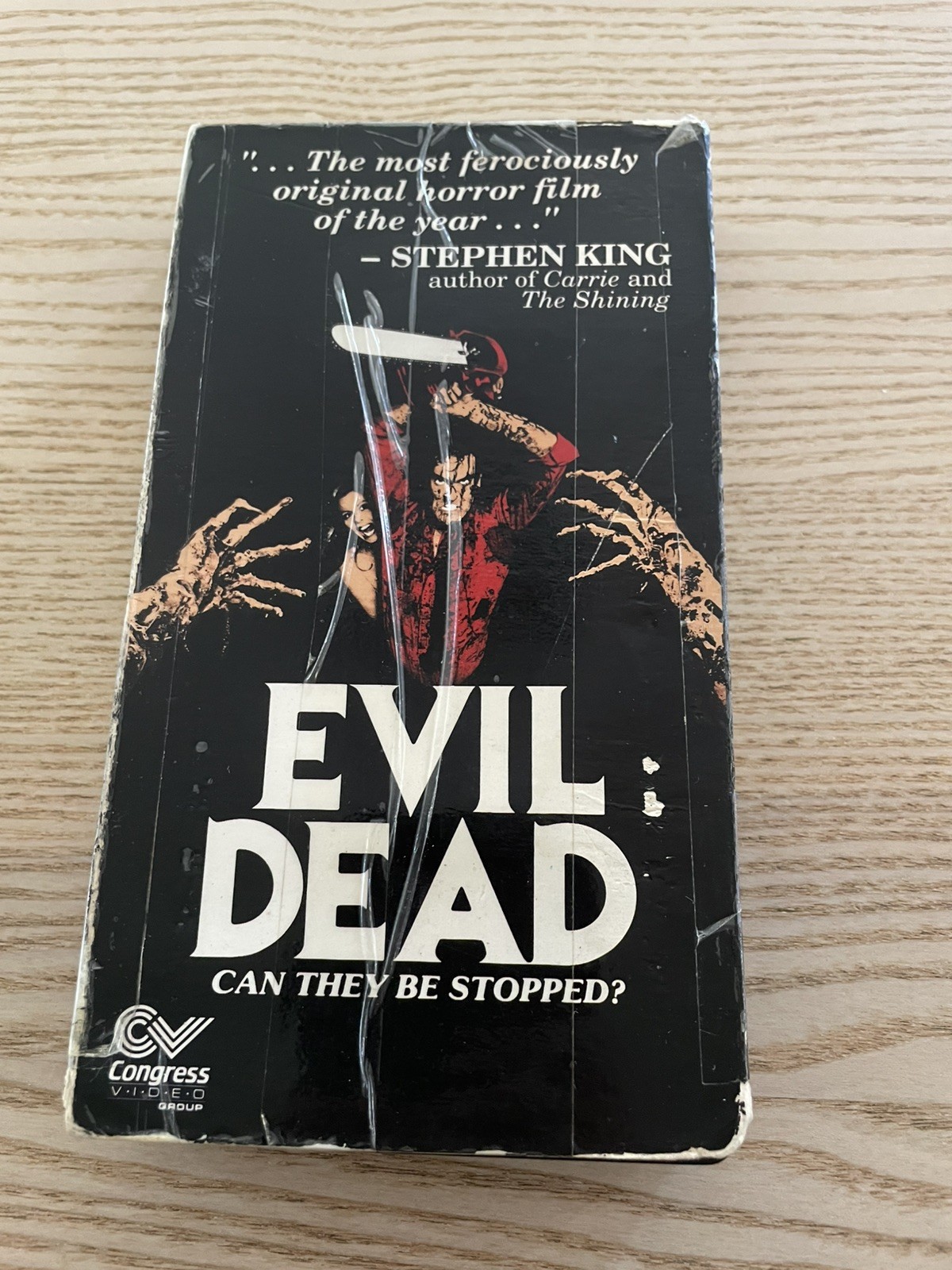 Evil Dead Congress Video Horror VHS Tape Sam Raimi Not Rated