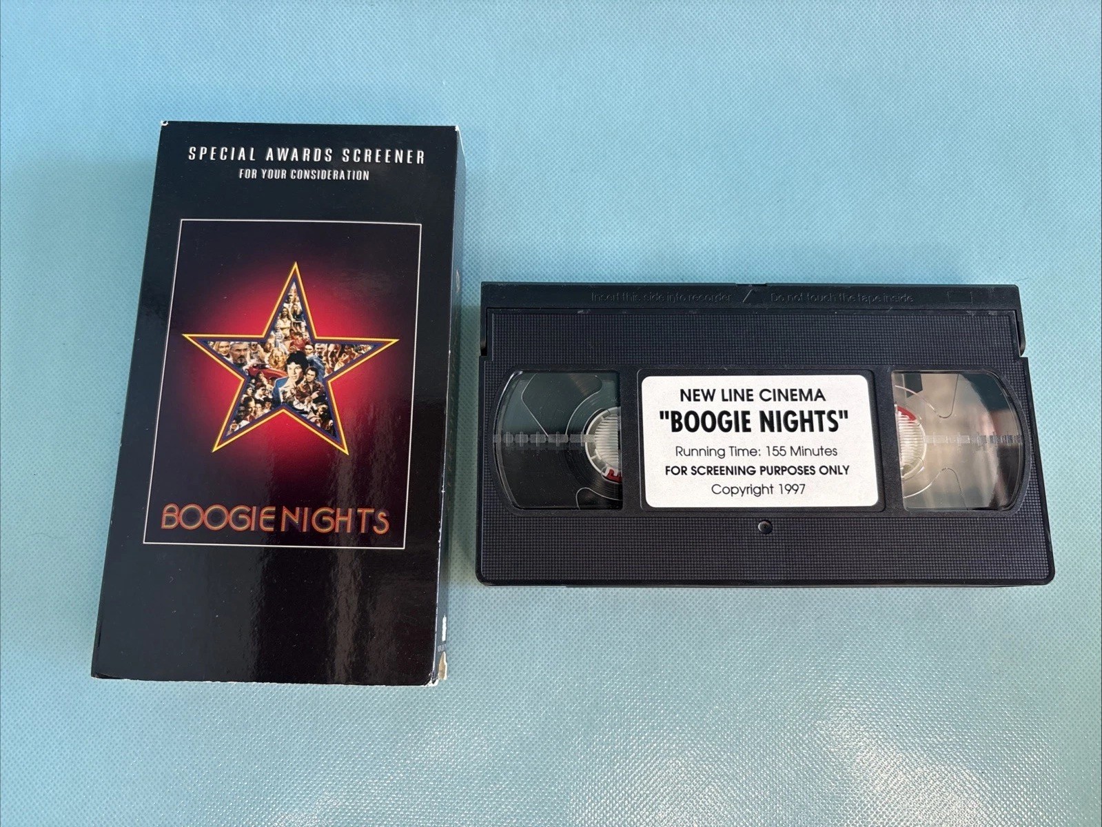Boogie Nights 1997 FYC Academy Screener VHS Mark Wahlberg Moore Reynolds