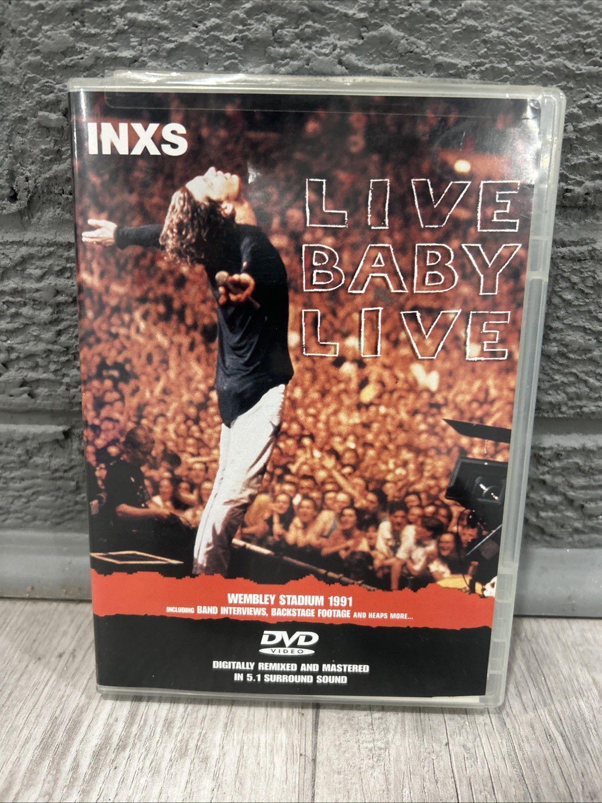 INXS LIVE BABY LIVE WEMBLEY STADIUM 1991 DVD W/INSERT Music Video Album