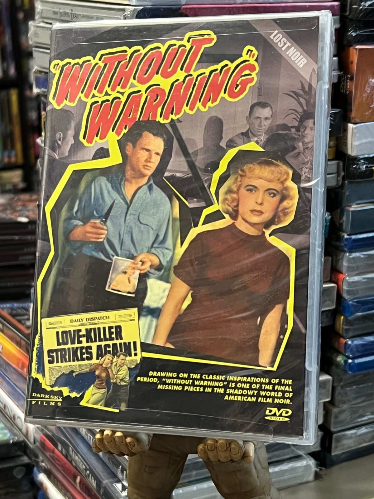 Without Warning (DVD) Andy Williams, Meg Randall, Edward Binns, Arnold Laven NEW
