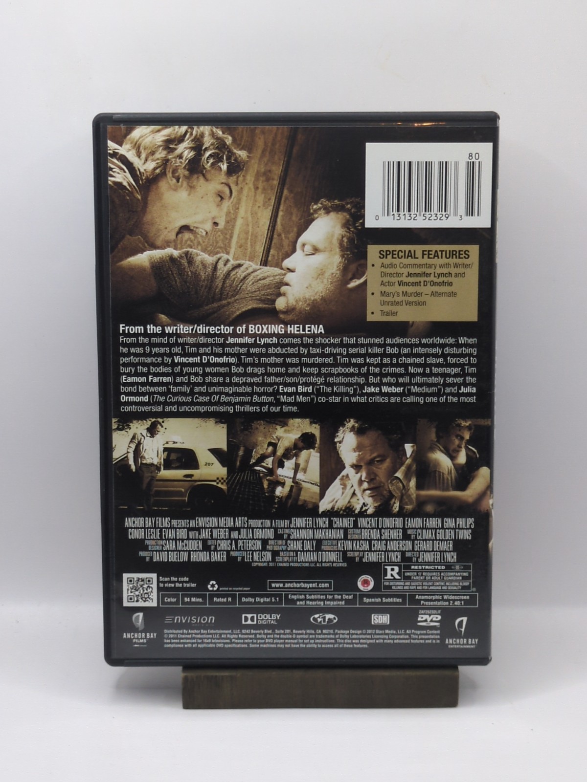 Chained A Film Jennifer Lynch DVD Special Features Horror Movie 2012 FAST SHIP