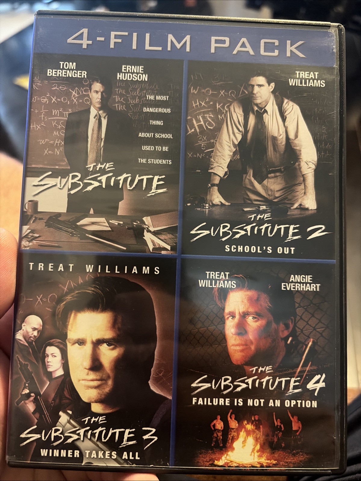 The Substitute 1-4 (DVD) 4 Film Set Tom Berenger Treat Williams 1, 2, 3, 4 OOP