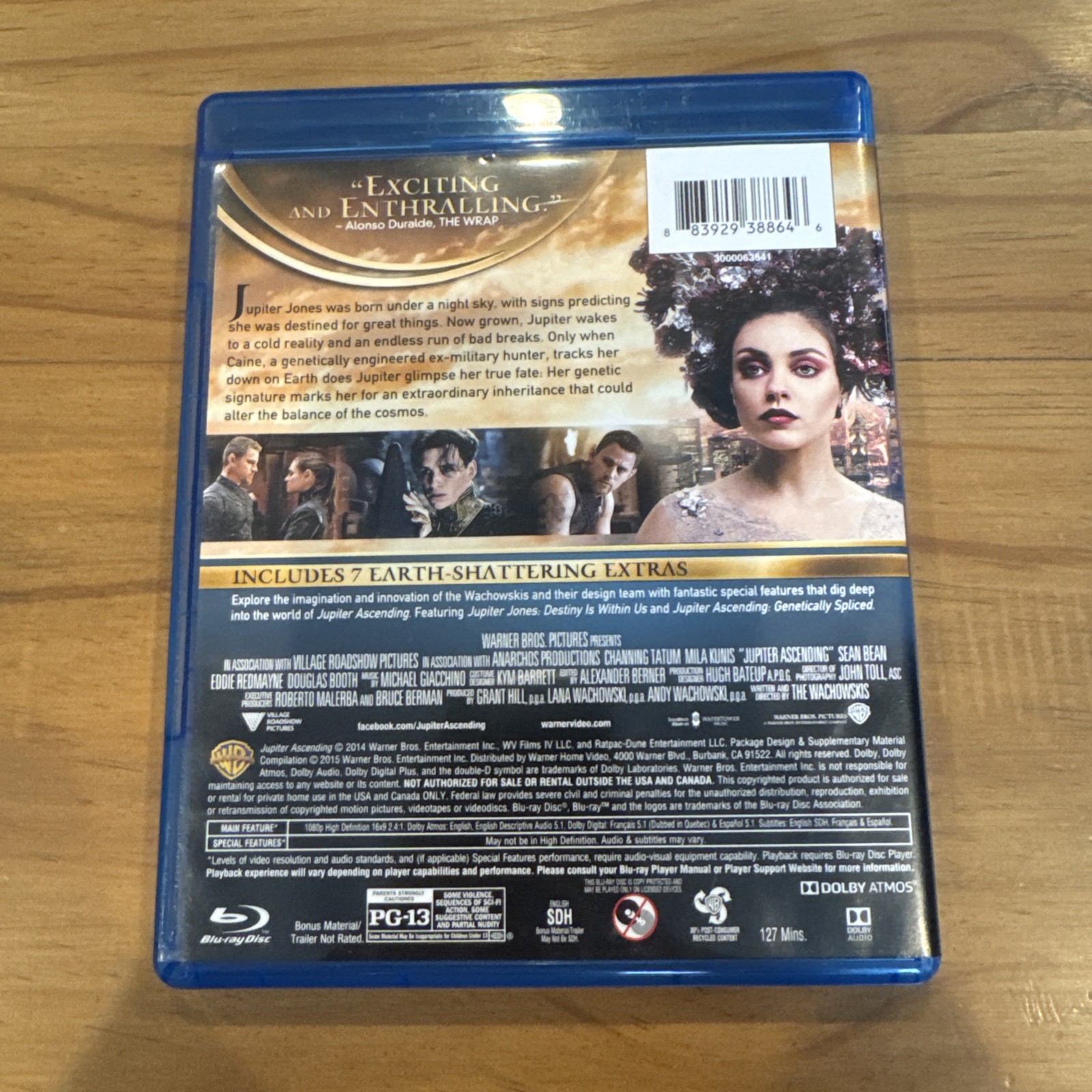 Jupiter Ascending (Blu-ray, 2015)