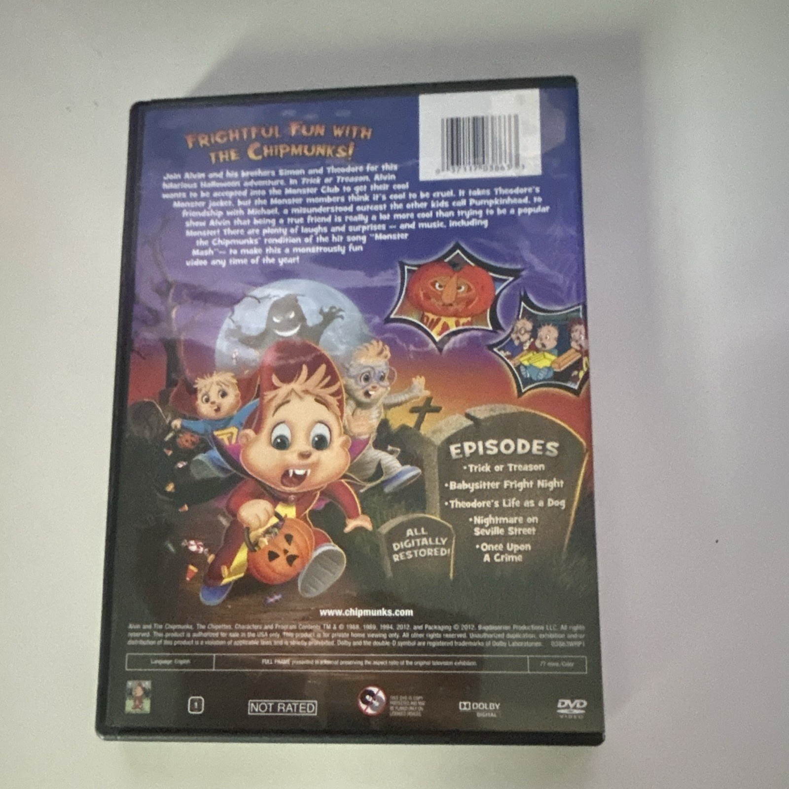 Alvin and the Chipmunks Halloween Collection DVD NR Digitally Restored Eng R1