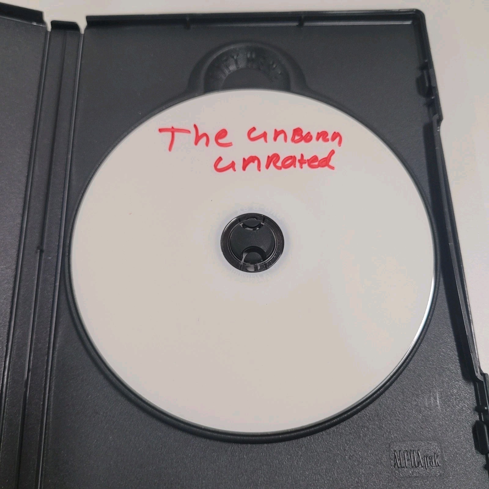 The Unborn DVD, Horror movie, unrated version with alternate endings