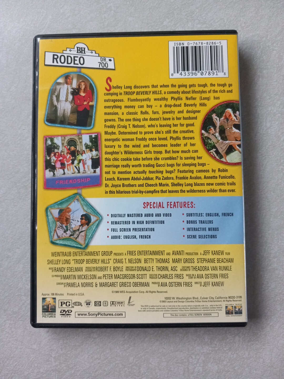 Troop Beverly Hills (DVD, 2003) Shelley Long, Kellie Martin Excellent