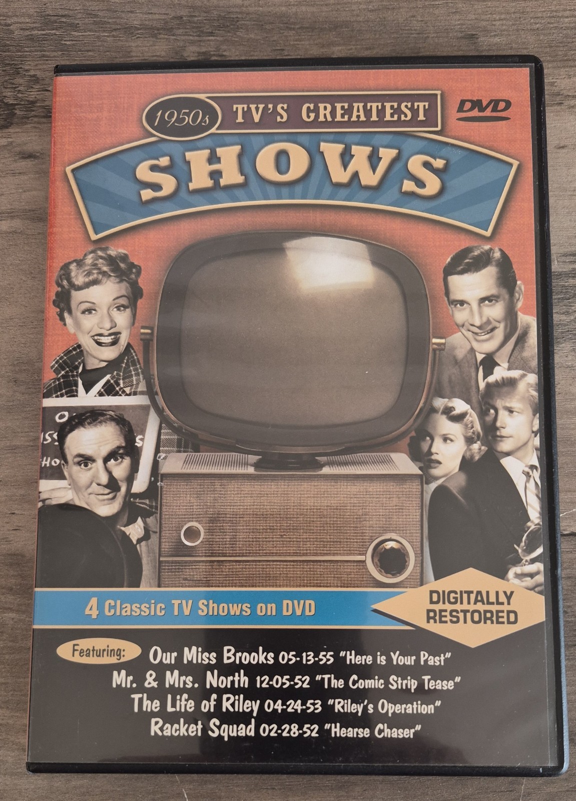 Vintage 1950s TV’s Greatest Shows DVD 4 Classic TV Shows