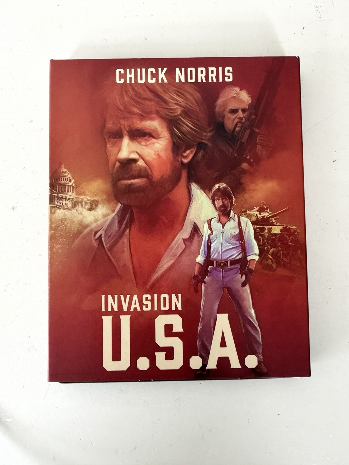 INVASION U.S.A. SLIPCOVER CHUCK NORRIS Vinegar Syndrome Limited Edition Action