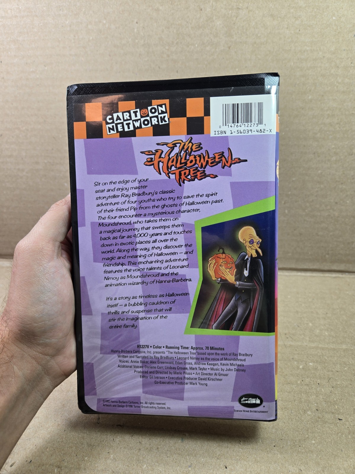 The Halloween Tree (VHS, 1996, Clam Shell) Cartoon Network Used Condition