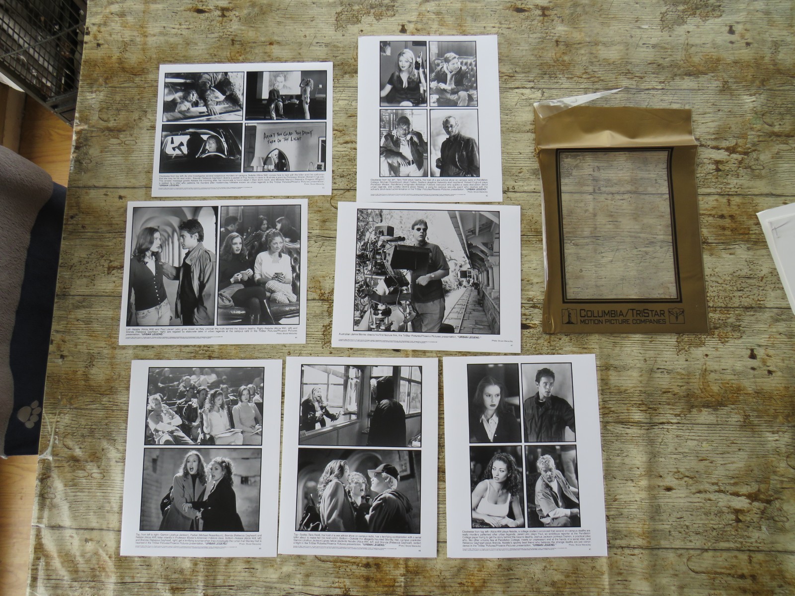 URBAN LEGEND ORIGINAL 1998 CINEMA FILM PRESS KIT Jared Leto 7 PHOTOS SLASHER