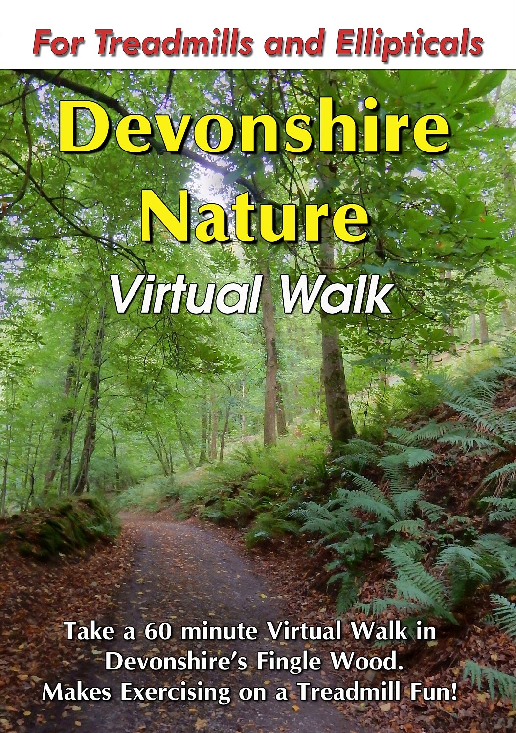 DEVONSHIRE NATURE WALK – ENGLISH TREADMILL SCENERY DVD – EXERCISE FITNESS VIDEO