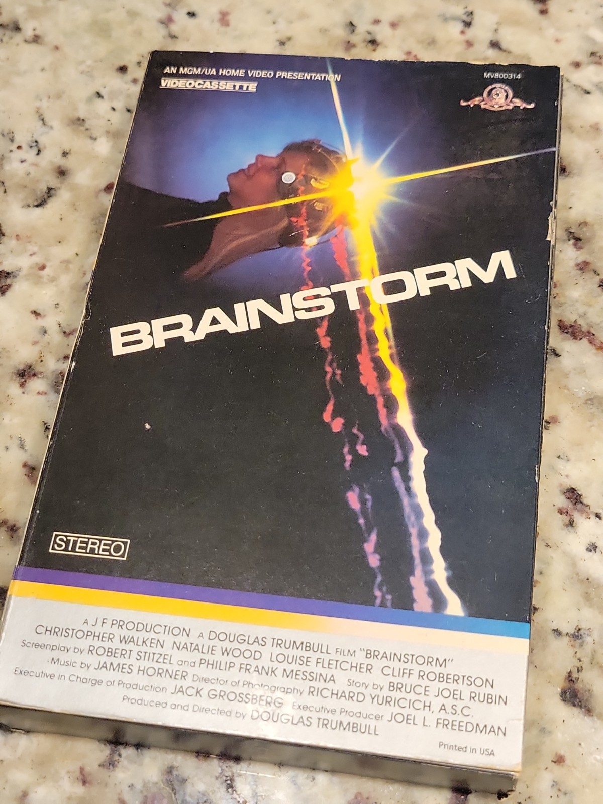 Brainstorm 1st VHS Release 1983 Big Box, Cult Classic Natalie Woods Last Film 25