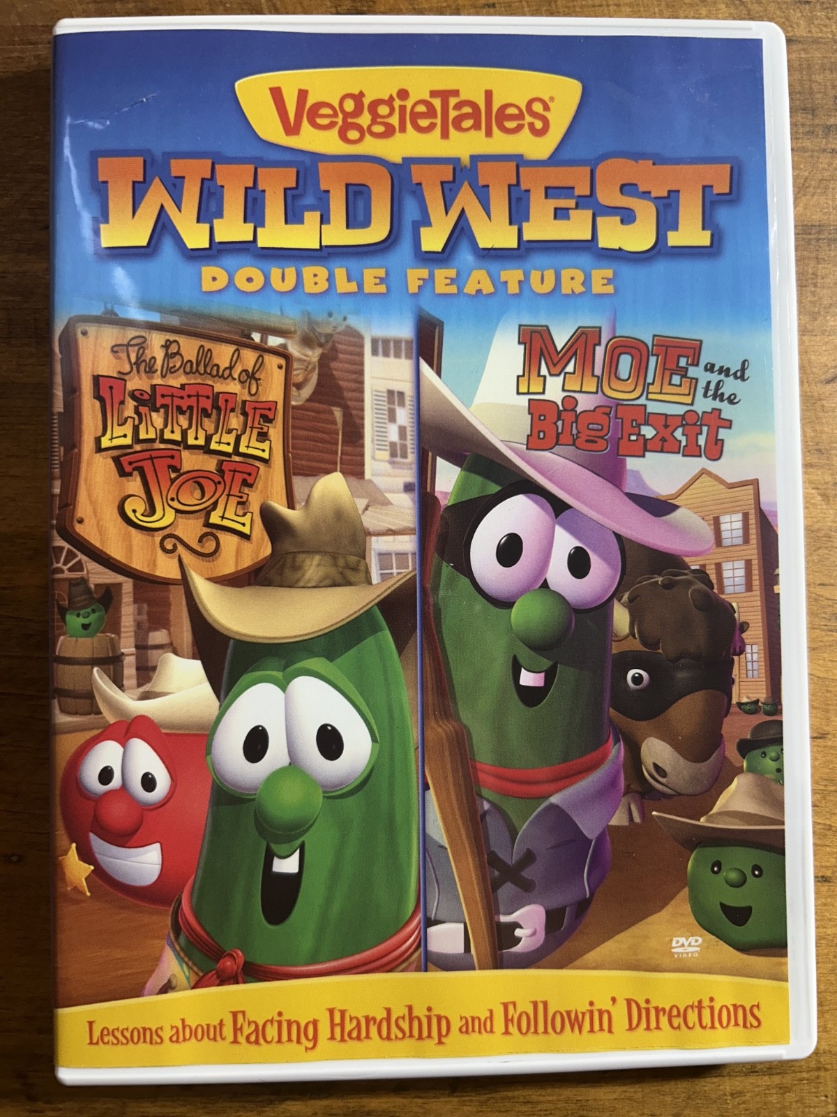 VeggieTales: Ballad of Little Joe / Moe & The Big Exit (DVD) VERY GOOD CONDITION