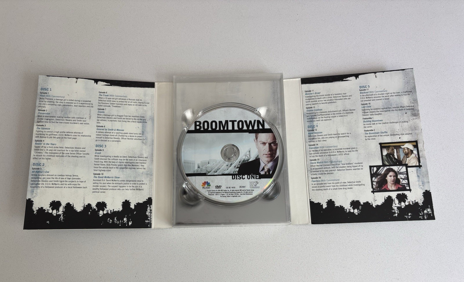 Boomtown Season One DVD 5 Disc Set Christopher Gorham Christian Camargo