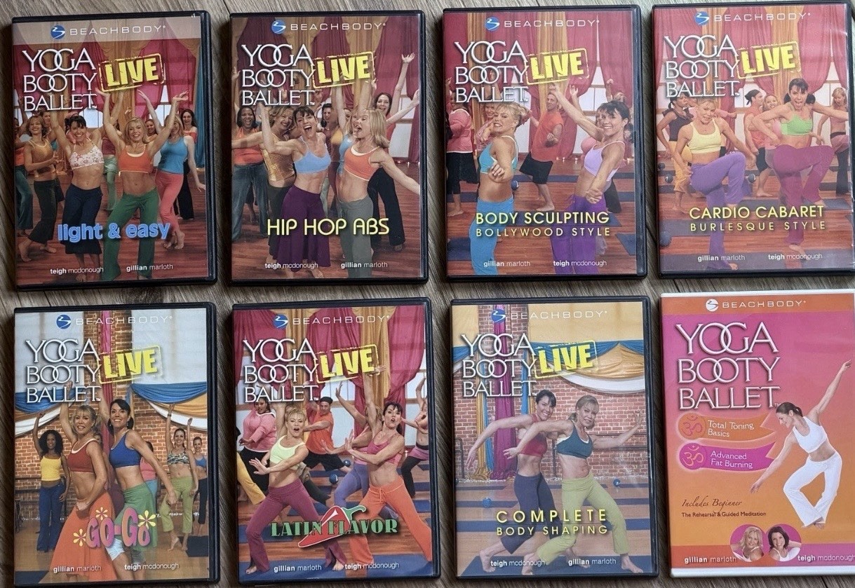 Lot 23 Exercise Fitness DVD Workout Yoga Dance Pilates Winsor Power 90 Ballet