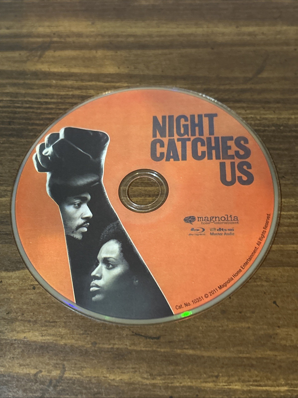 NIGHT CATCHES US Blu-ray 2011 Anthony Mackie Kerry Washington Disc Only FreeShip