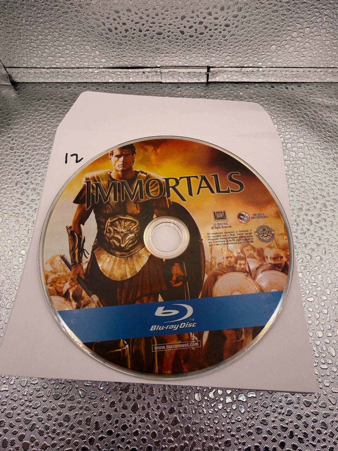 Immortals Blu-ray 2012 Henry Cavill Tarsem Singh Action Fantasy Movie
