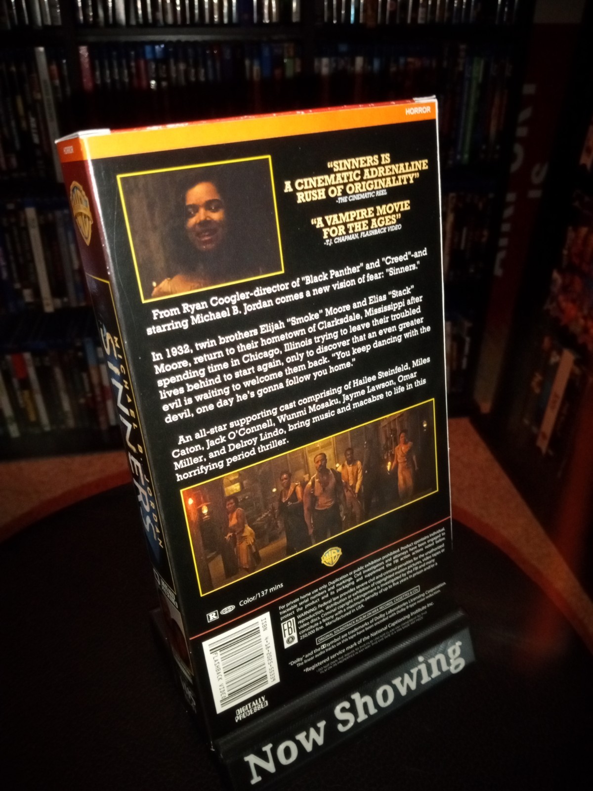Custom VHS Sinners Michael B Jordan Vampires Ryan Coogler RARE OOP HTF