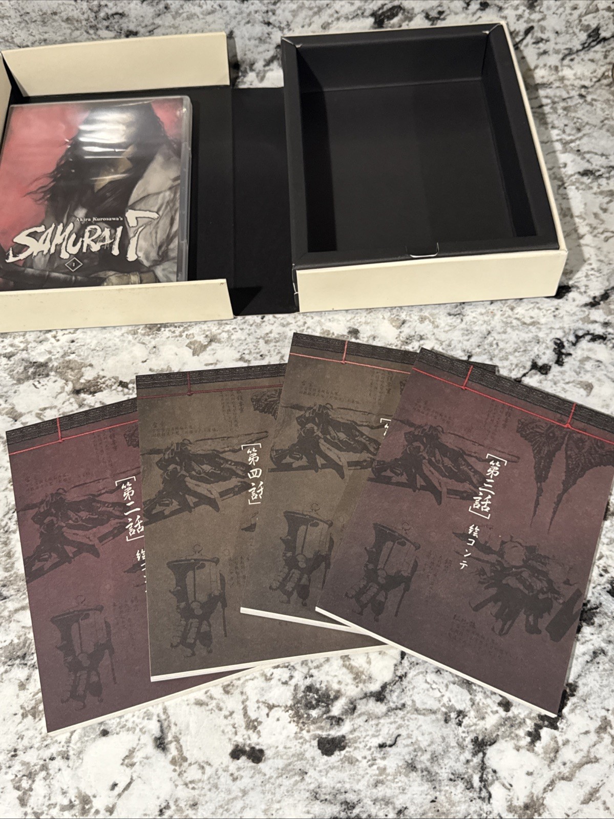 Samurai 7 Volume 1 Anime DVD Box Set With Comics Akira Kurosawa Collection