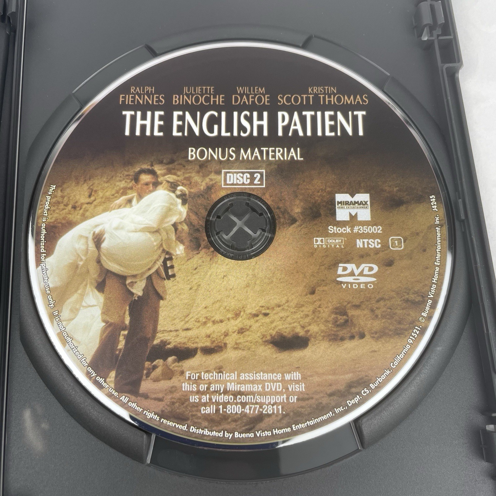 The English Patient (Miramax Collector’s Edition) [DVD] – – DVD – Good