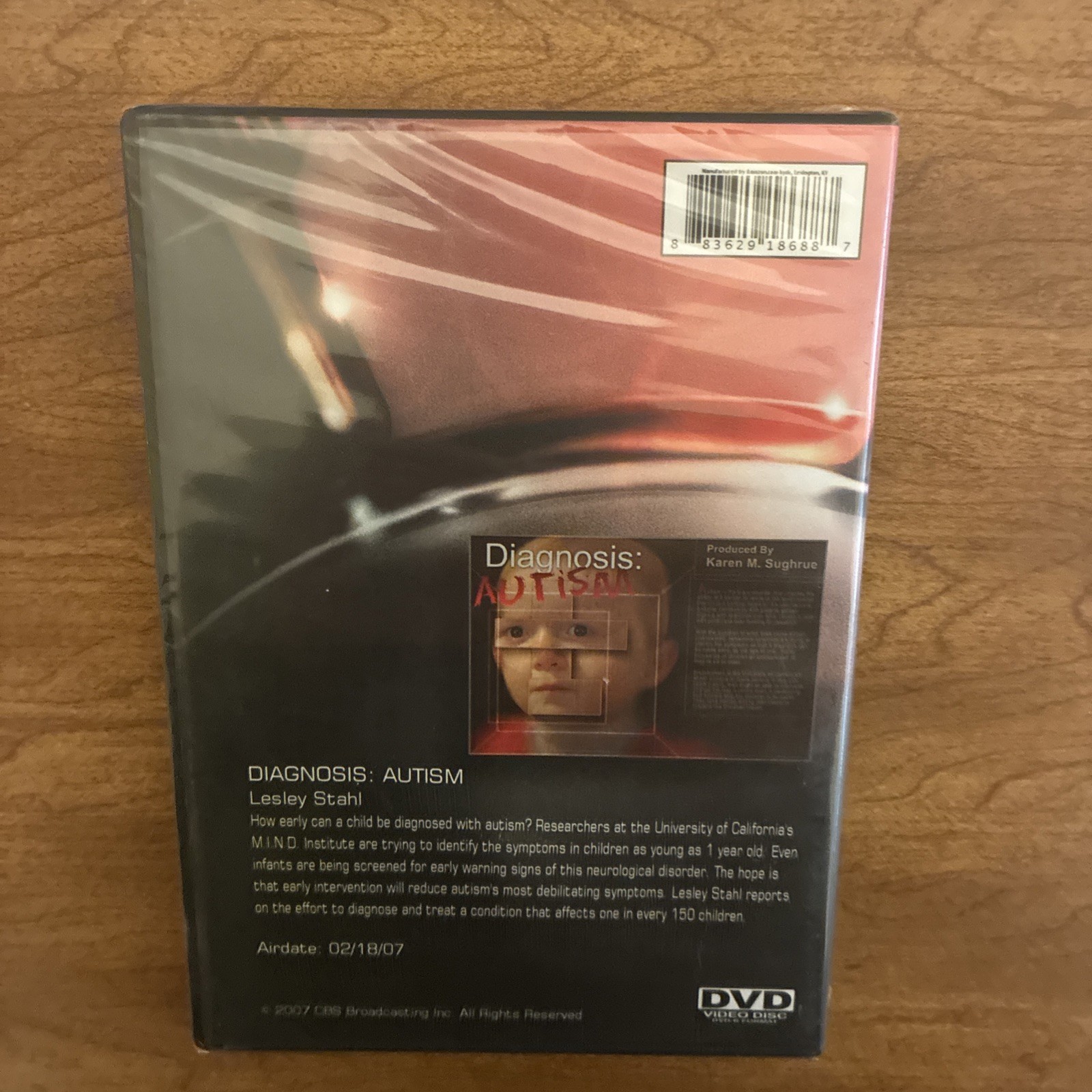 60 minutes News Show DVD Diagnosis Autism, New Sealed