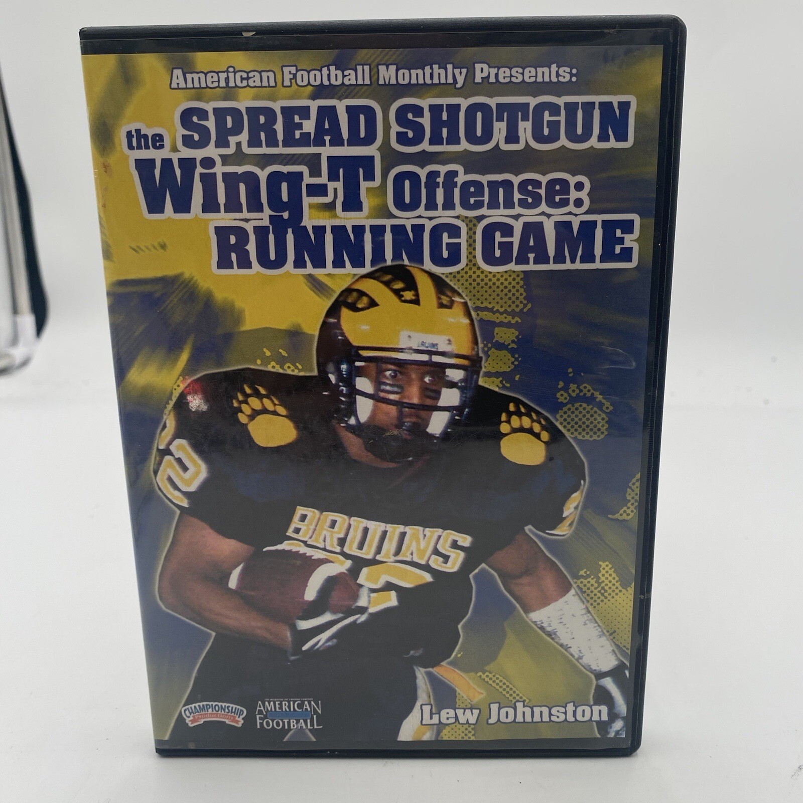 AMERICAN FOOTBALL MONTHLY The Spread Shotgun Wing T Offense Running Game DVD VGC
