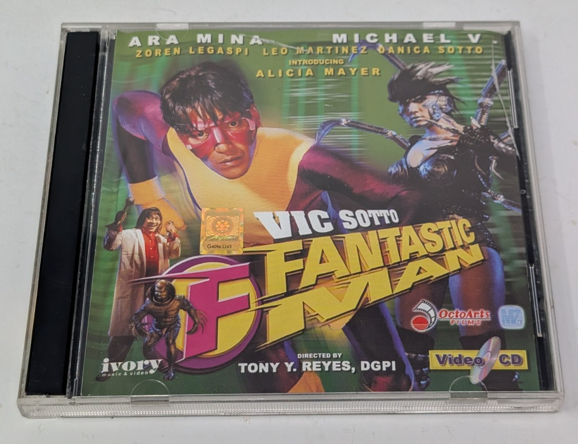 Fantastic Man Vic Sotto 2003 Filipino Superhero Comedy Movie Film Video CD VCD