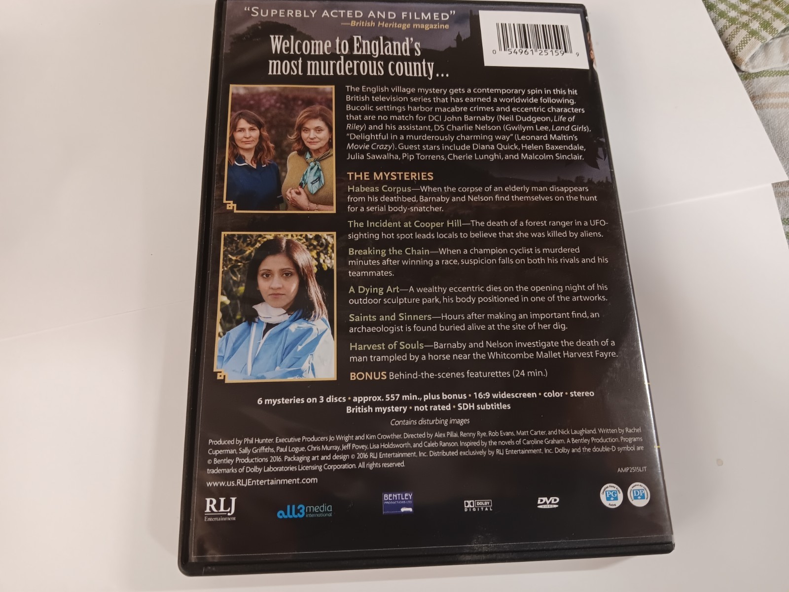 Lot of 5 MIDSOMER MURDERS Series 18, 19 part 1, 19 part 2, 20, and 21