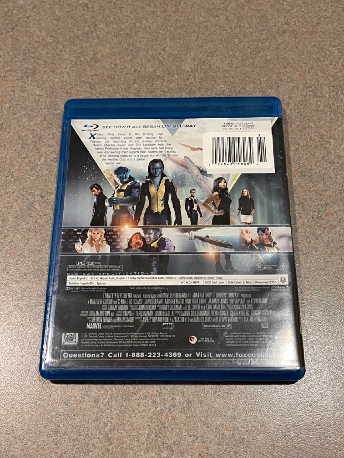 X-Men First Class (Blu-ray Disc) Matthew Vaughn