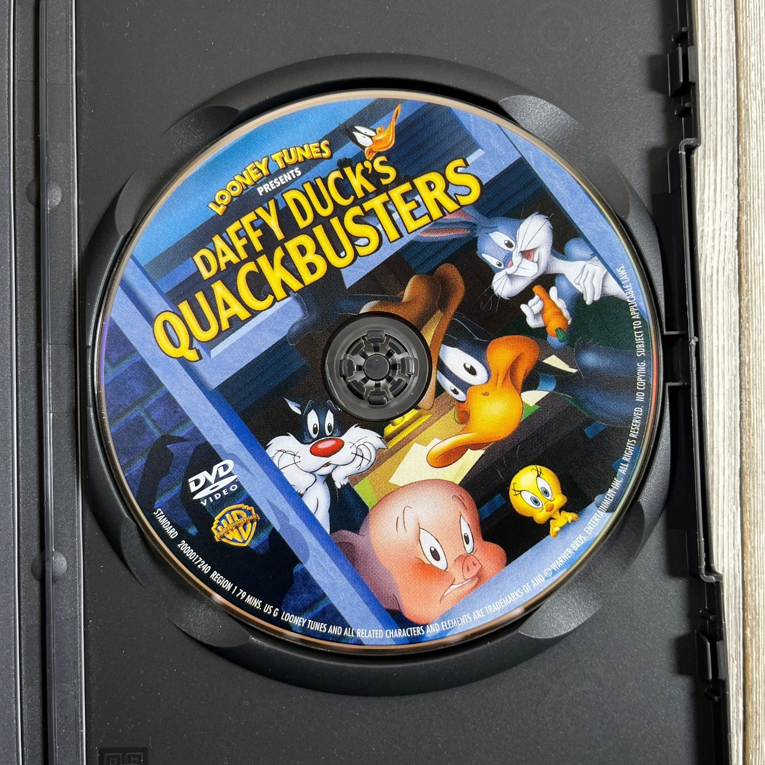 Daffy Duck’s Quackbusters DVD 2008 Looney Tunes Mel Blanc Bugs Bunny