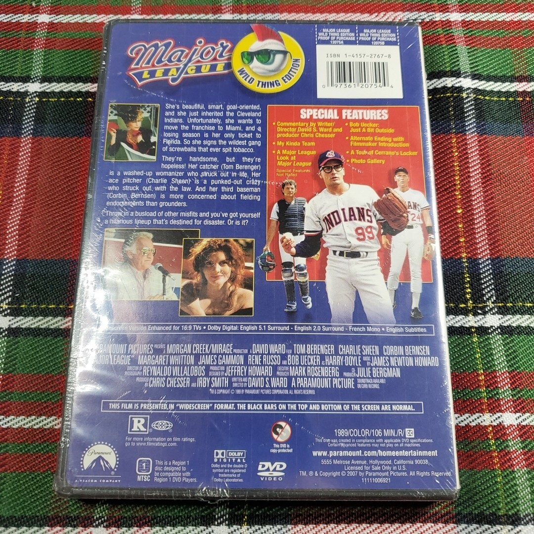 Major League (Wild Thing Edition) DVD New Sealed 2007 Comedy Classic Baseball