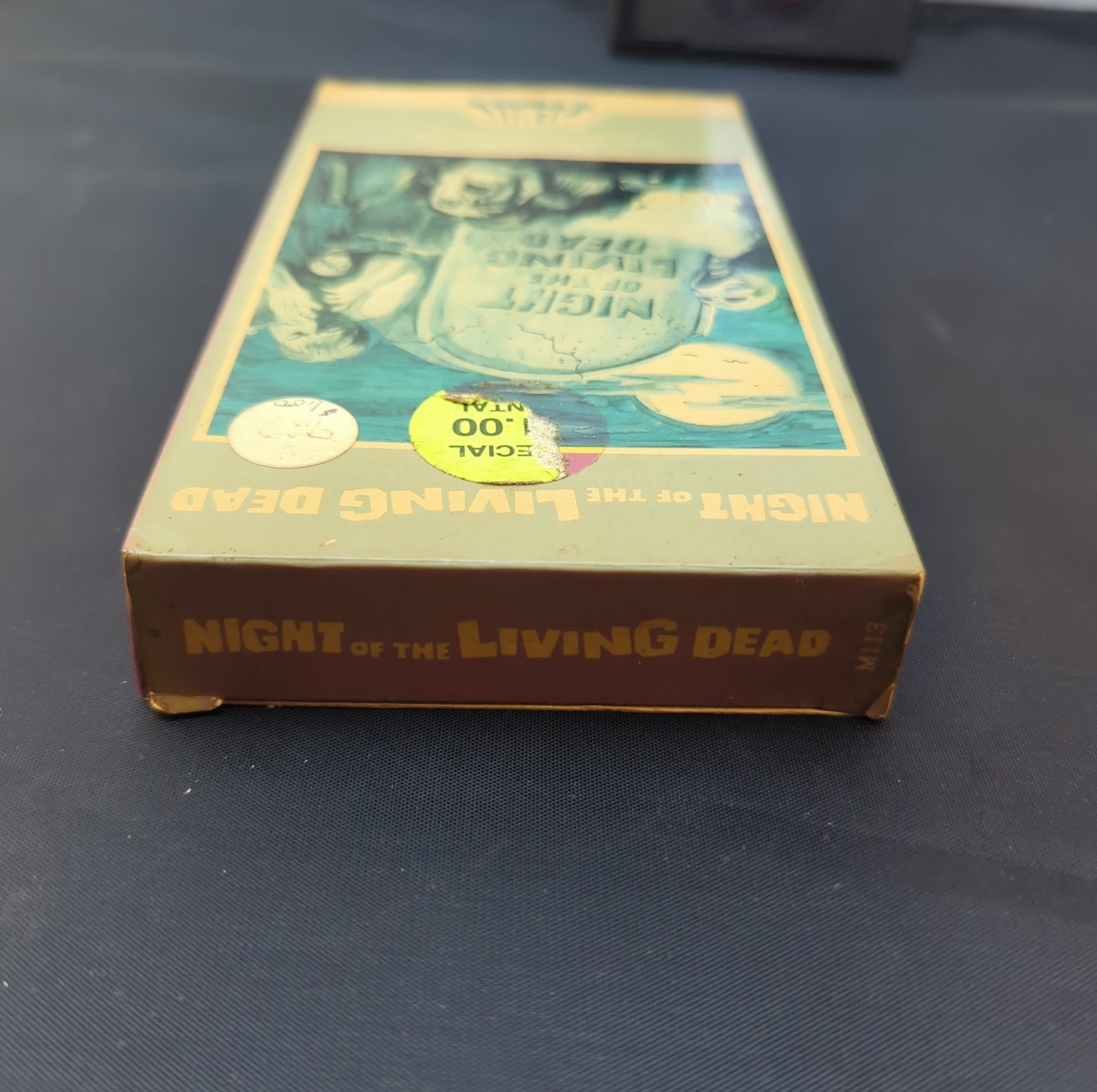 Vintage Night of the Living Dead VHS Media Home Entertainment Purple Box Horror