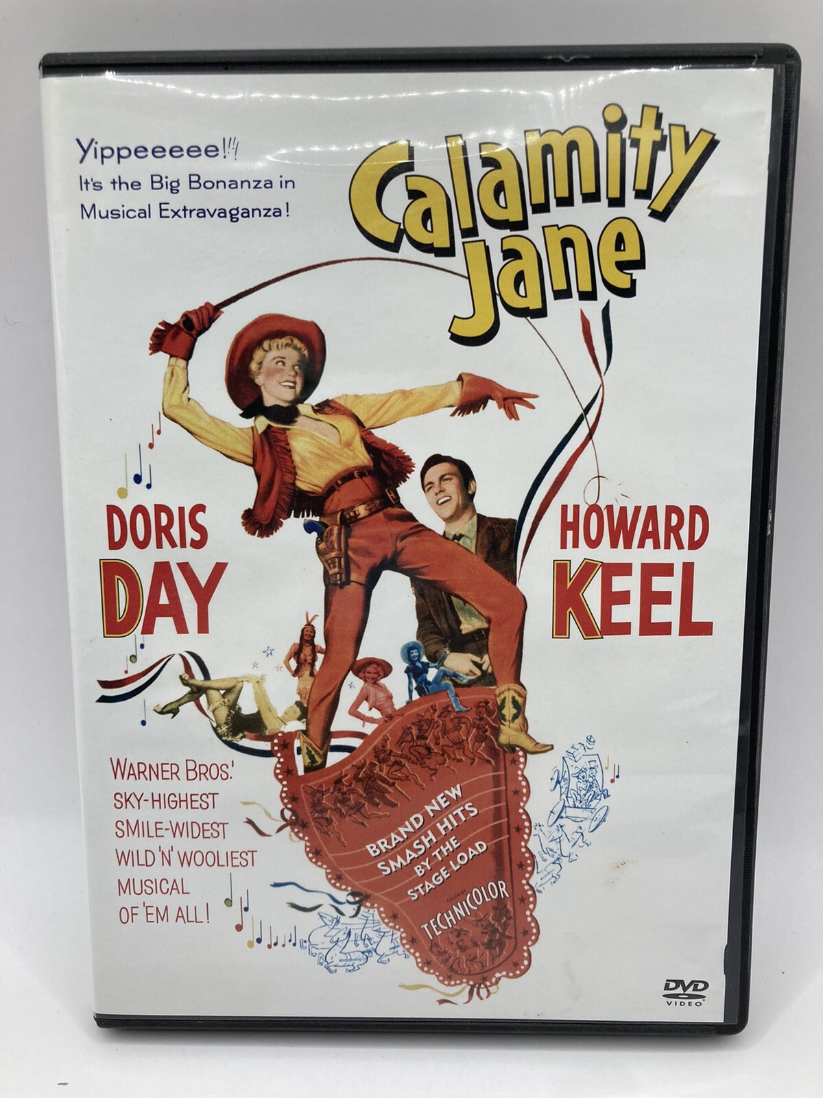Calamity Jane DVD Warner Bros Doris Day, Howard Keel -101 Minutes Bonus Features