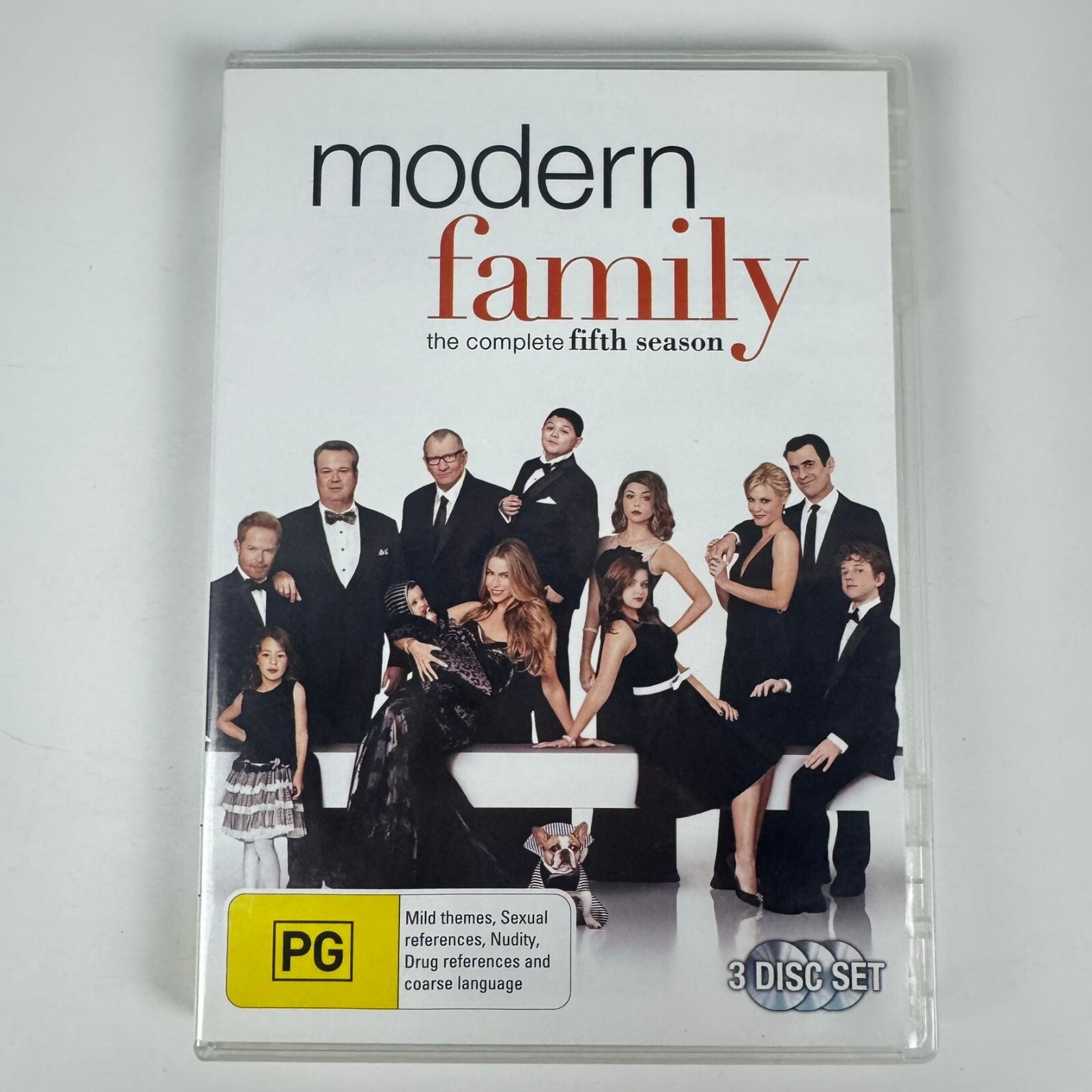 Modern Family : Seasons 1, 2, 3, 4 and 5 (DVD 2014 17 discs) Region 4