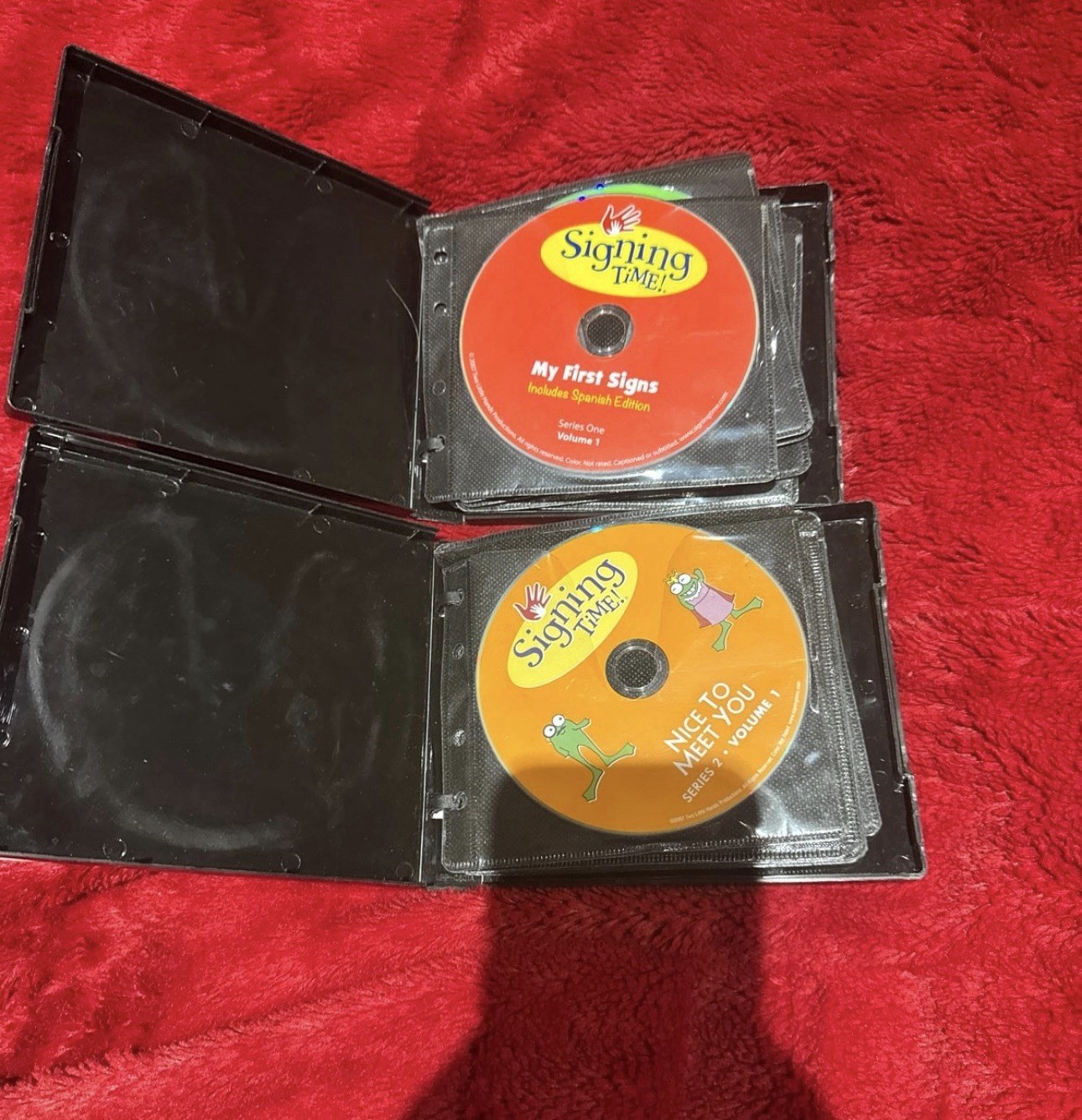 Baby Signing Time DVD Set And Signing Time Set