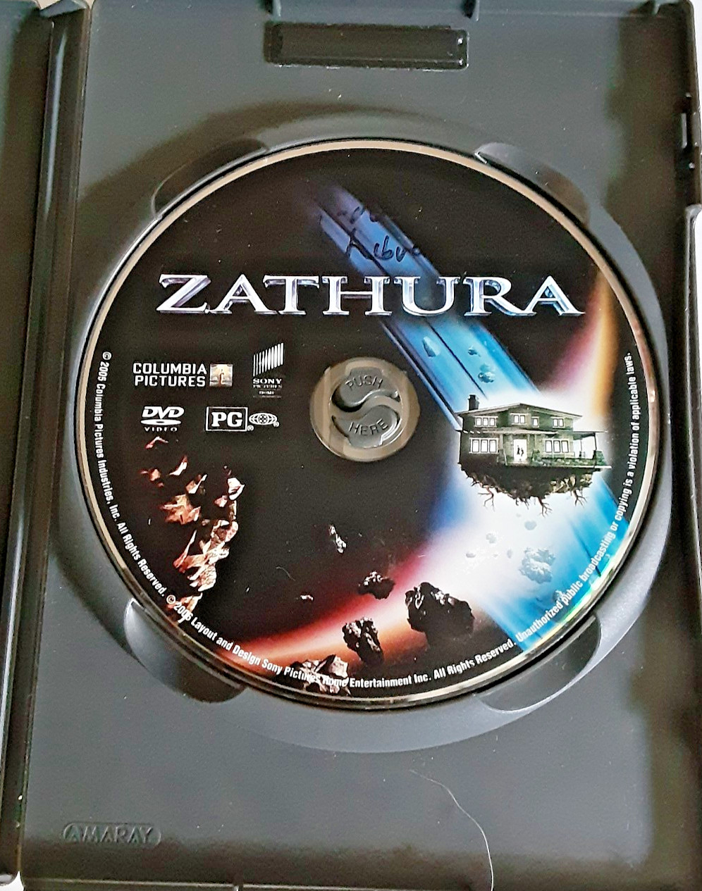Zathura: a Space Adventure (1 used DVD only) 2005 Tim Robbins. ex Library rental