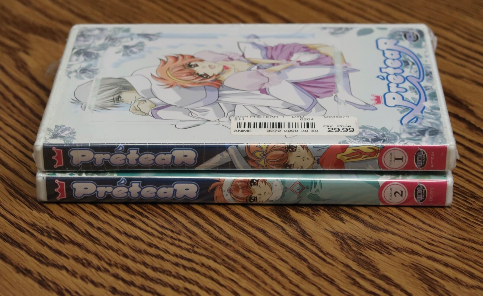 Set 2 DVD Pretear – Vol. 1 (DVD, 2003) & Pretear – Vol. 2 (DVD,2004) Animation