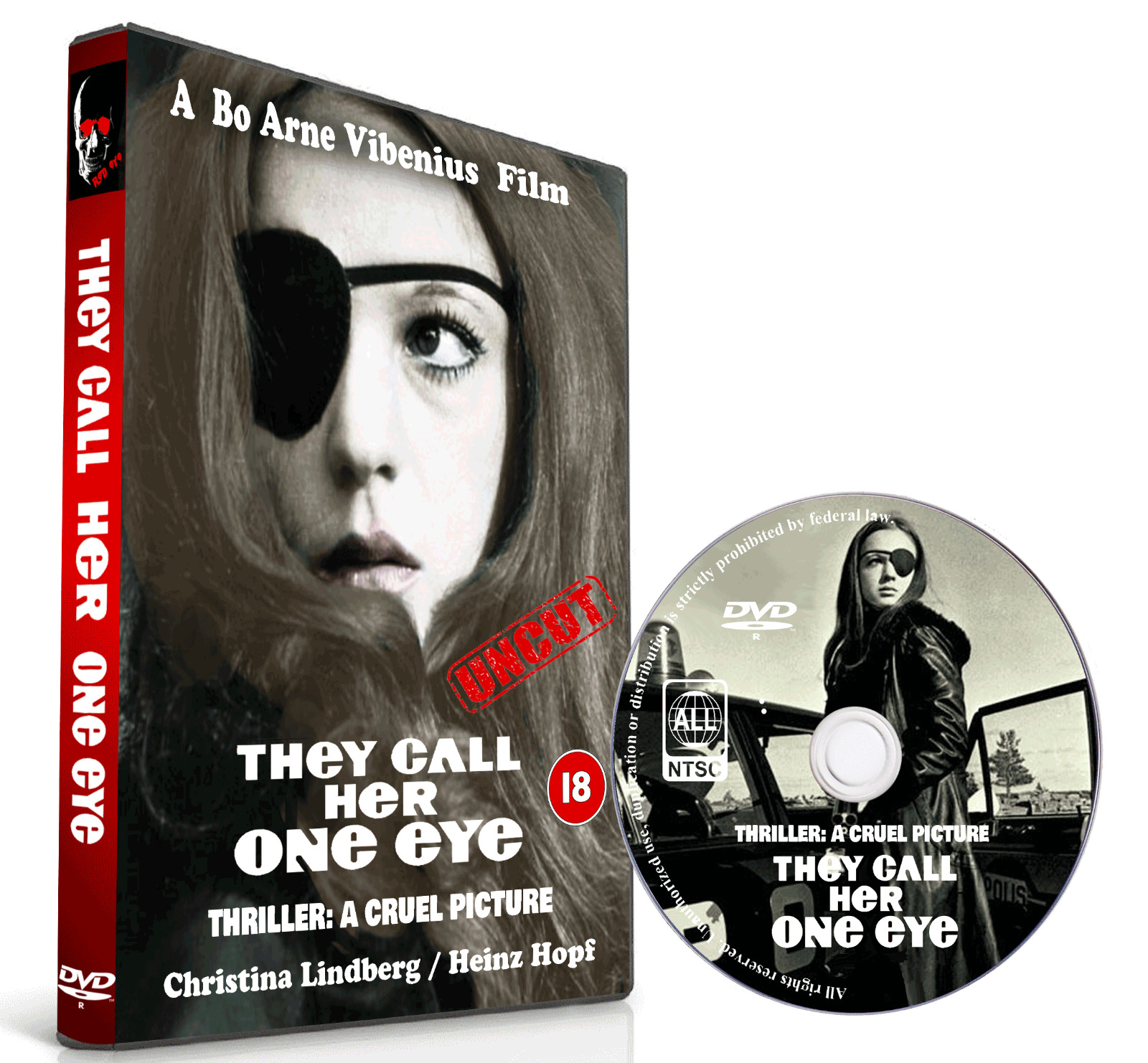 THEY CALL HER ONE EYE / THRILLER: A CRUEL PICTURE 1973 CHRISTINA LINDBERG