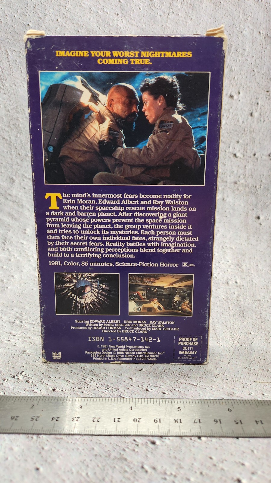 Galaxy of Terror (Horror VHS Tape, 1981) Embassy Home Video Cult Movie