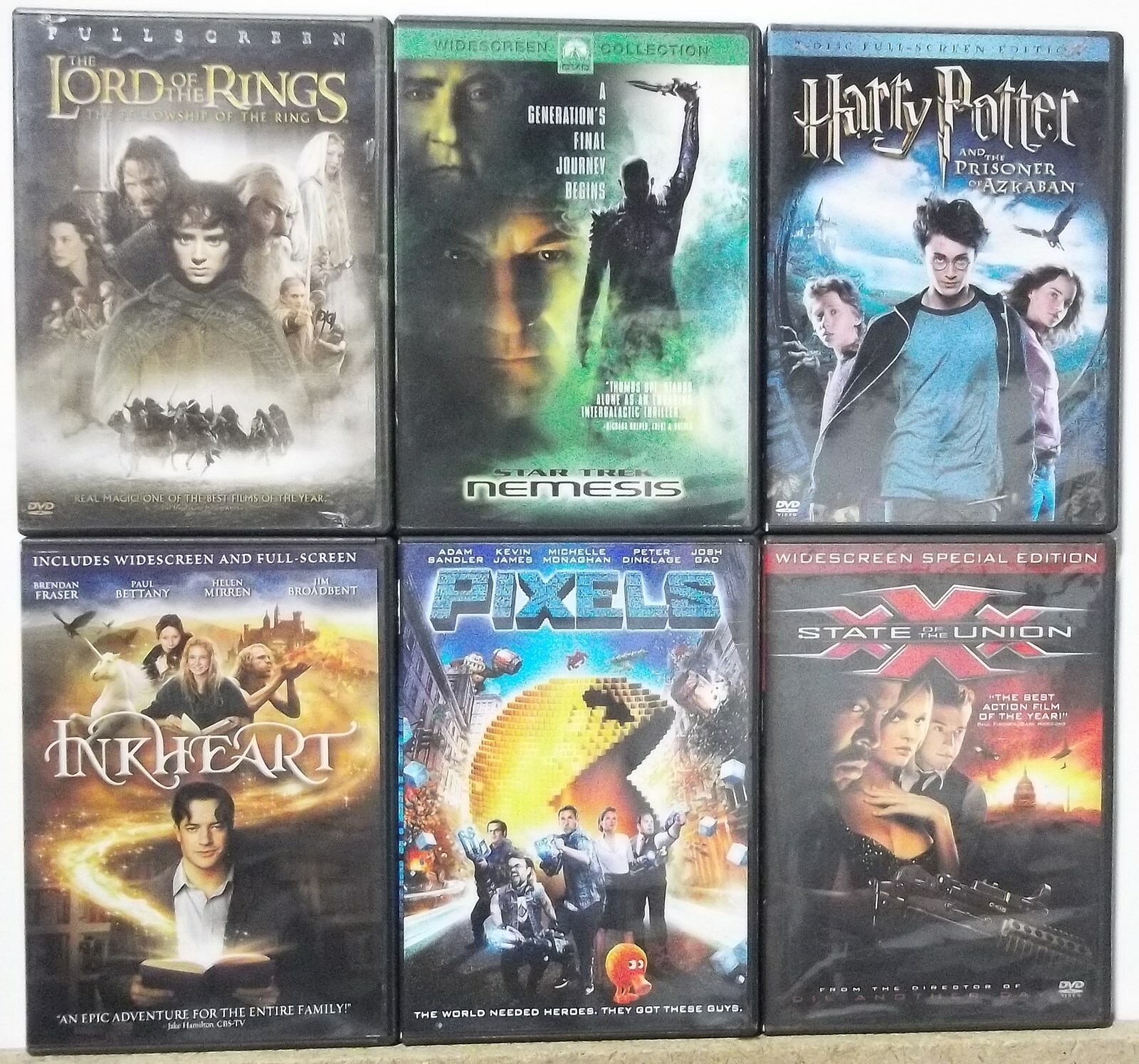 6 SCIENCE FICTION SF FANTASY DVD movies READ LIST INSIDE Lot #M219 FREE US S/H