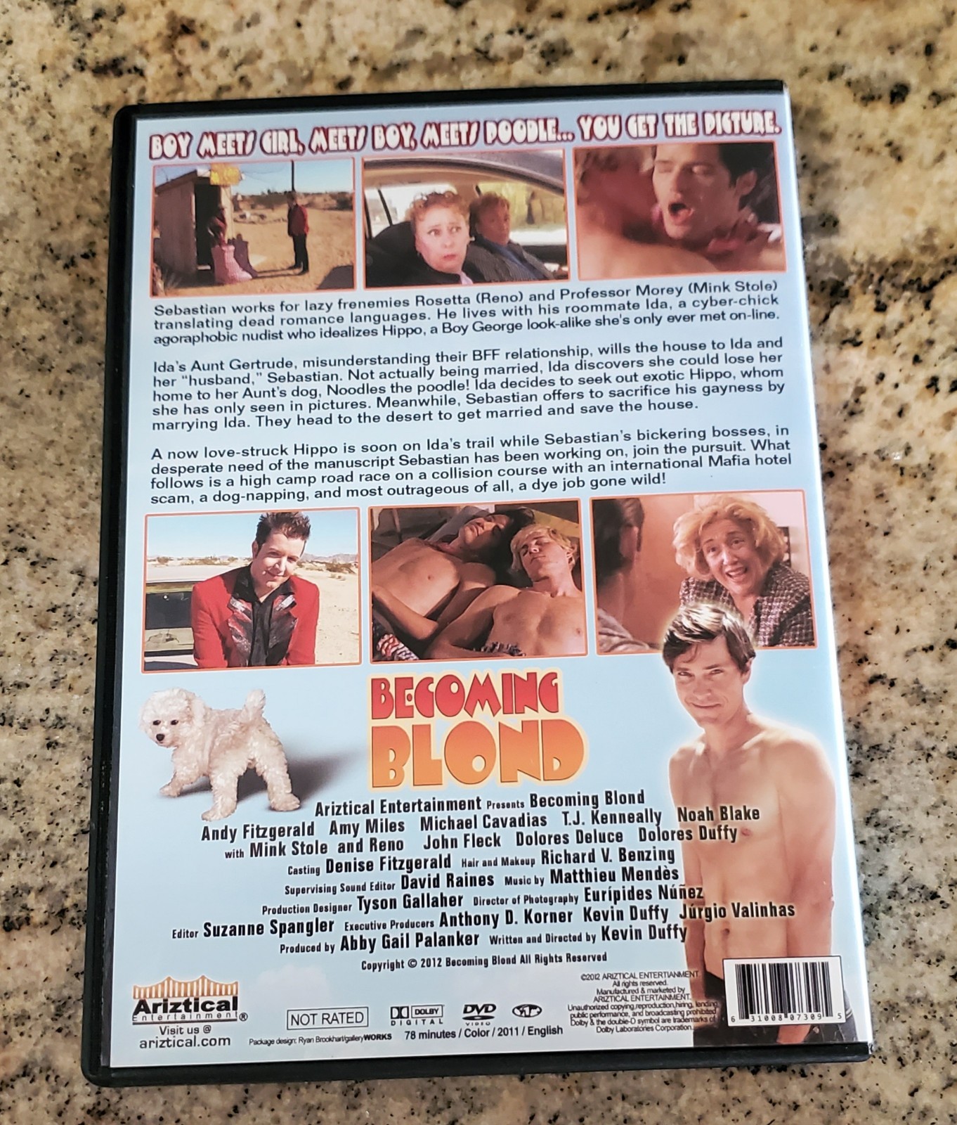 BECOMING BLOND DVD RARE OOP GAY MALE INTEREST LGBTQ COMEDY MINK STOLE TWINK BOY