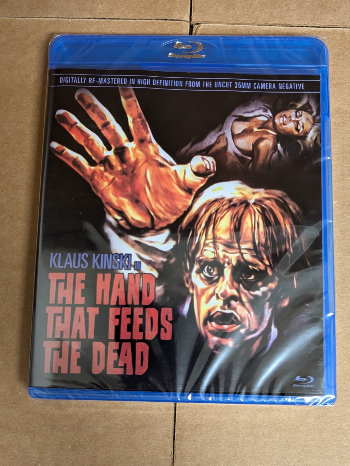 The Hand That Feeds The Dead (1974) Blu-Ray Full Moon Klaus Kinski NEW/SEALED