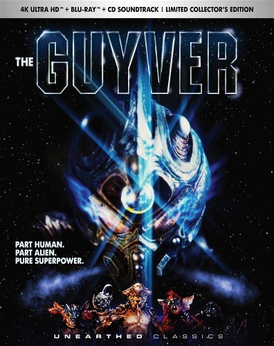 THE GUYVER 4K Ultra HD UHD + Blu-ray Limited Collectors Edition + Soundtrack CD