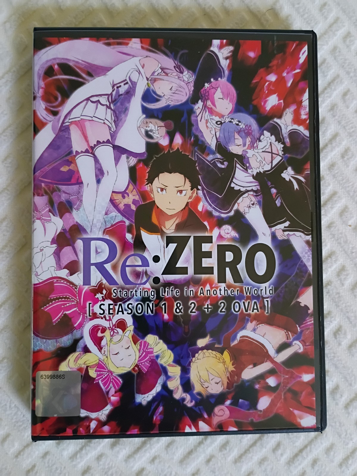 DVD Anime Re: Zero Starting Life In Another World Season 1+2 + 2 OVA English Dub