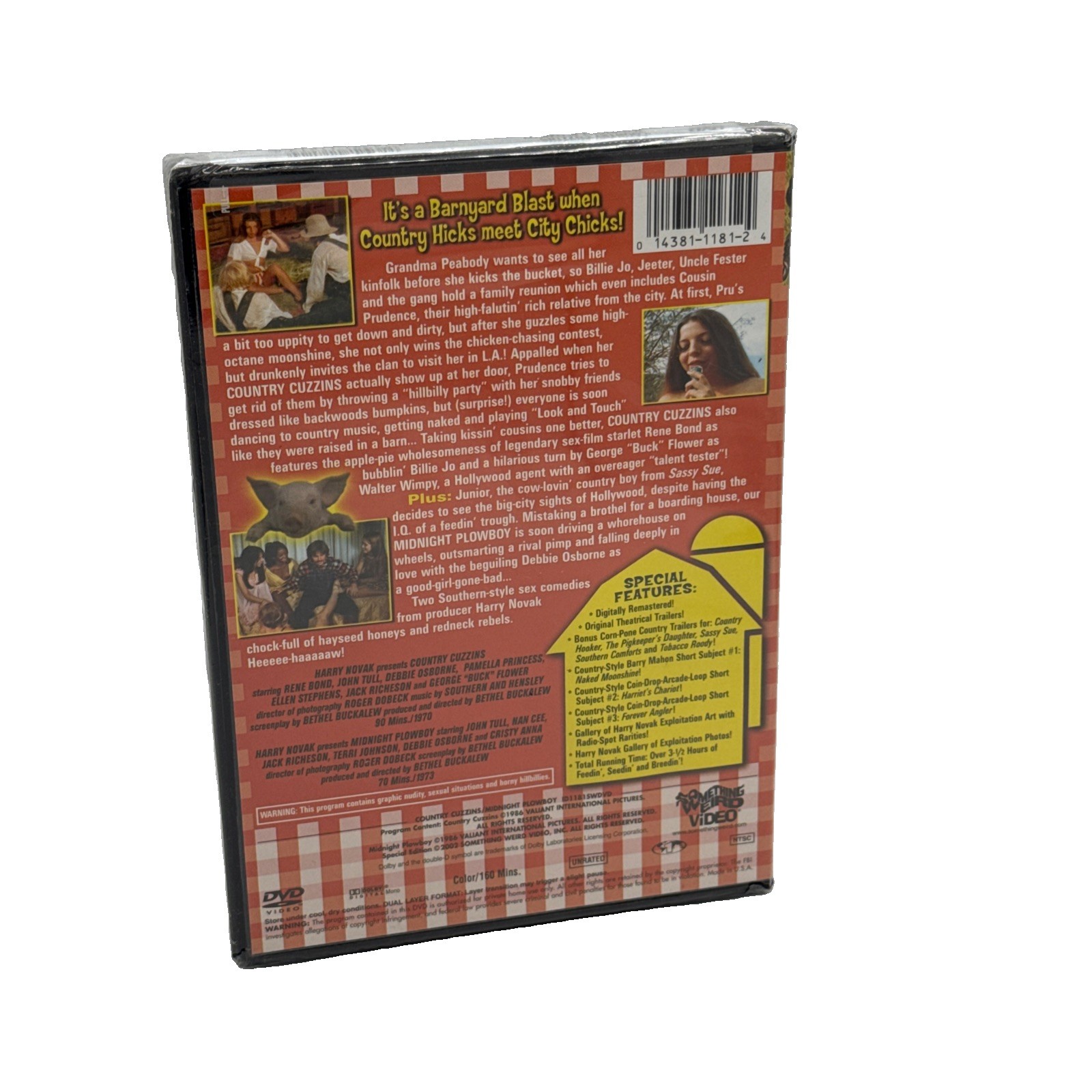 DVD – Country Cuzzins / Midnight Plowboy – Sexy Southern Double Feature -NEW!