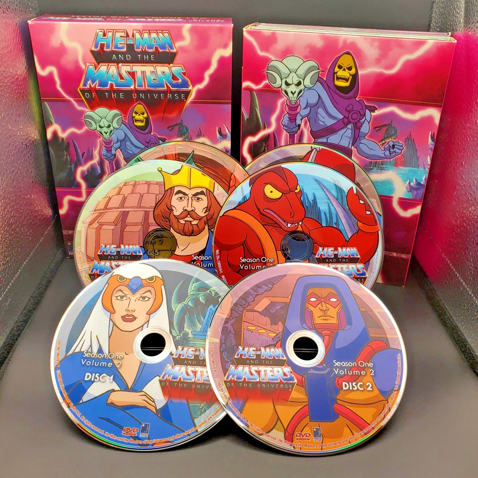 He-Man and the Masters of the Universe Season 1 Volume 1 & 2 Complete Series DVD