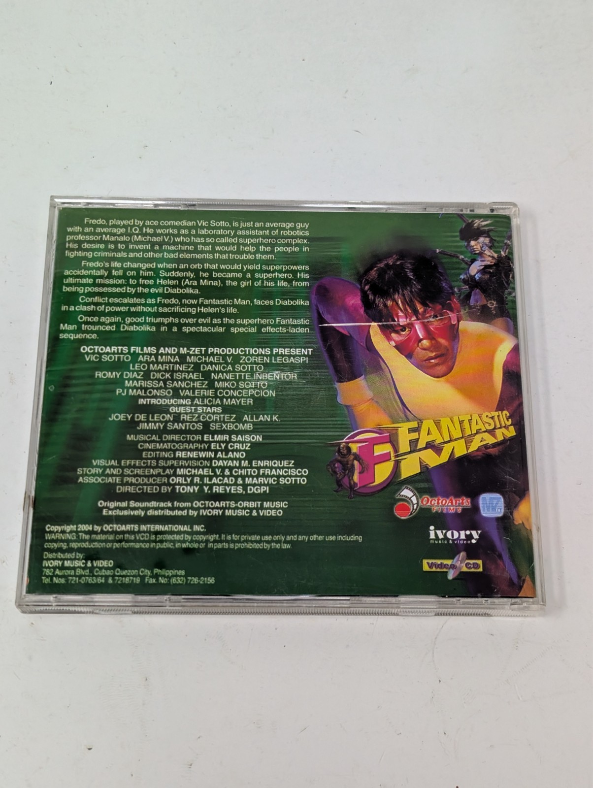 Fantastic Man Vic Sotto 2003 Filipino Superhero Comedy Movie Film Video CD VCD